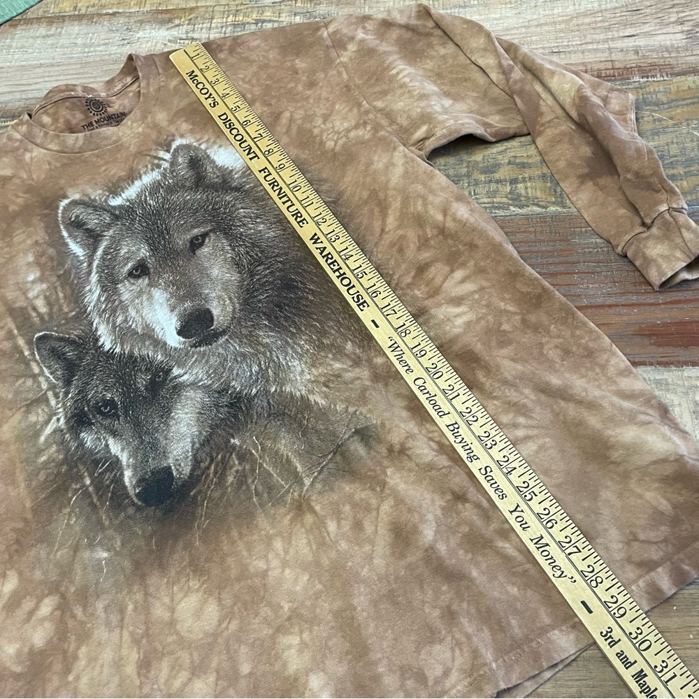 The Mountain Wolf Long Sleeve Crew Neck Men's XL Brown - Picture 3 of 6